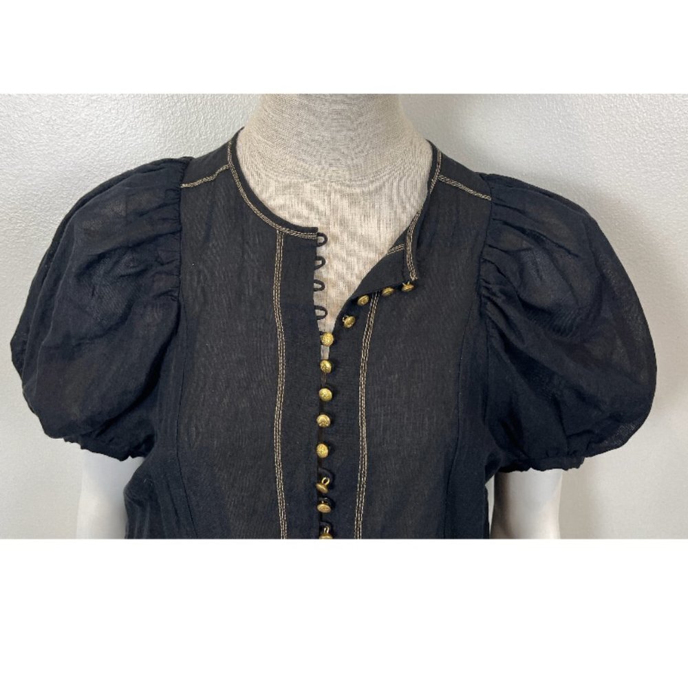 NATIVE VILLAGE BOHO BLOUSE M - Picture 3 of 8